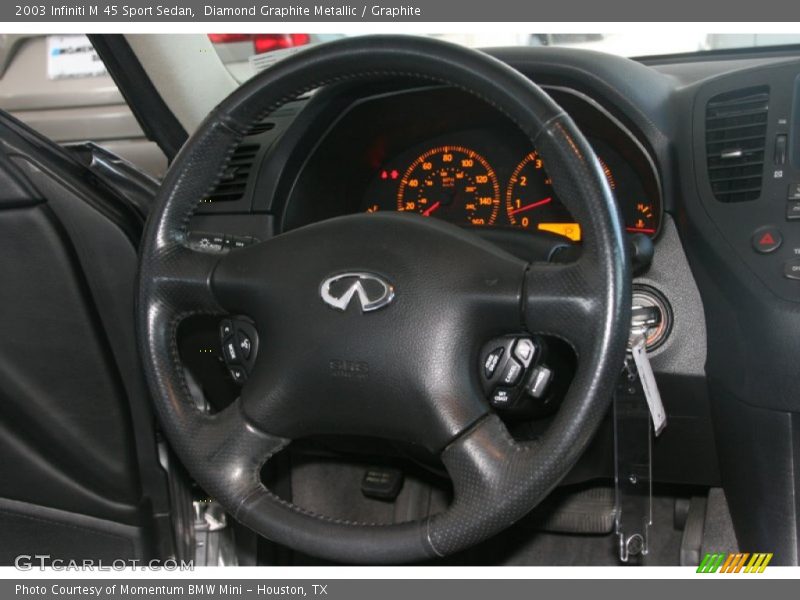 Diamond Graphite Metallic / Graphite 2003 Infiniti M 45 Sport Sedan