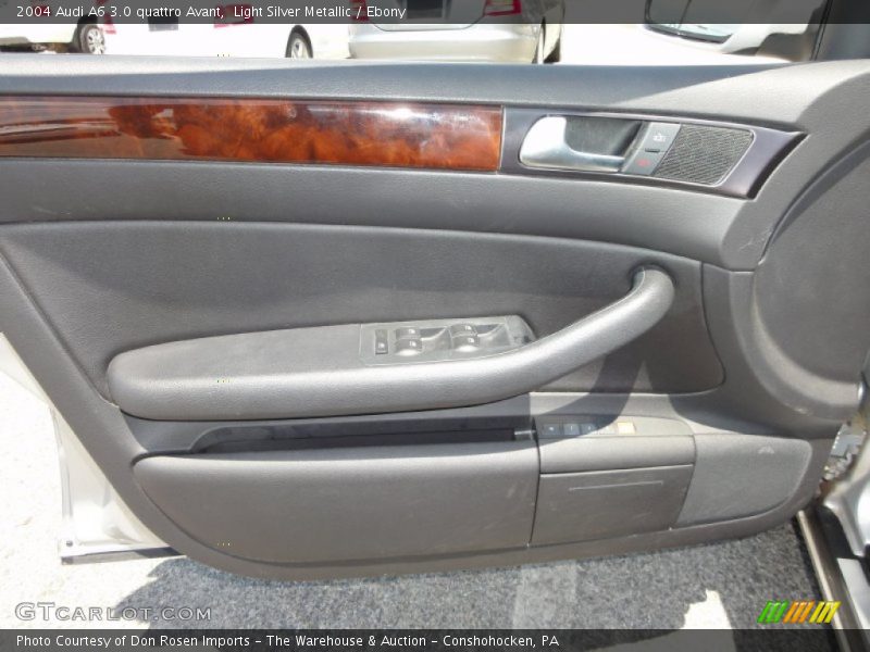 Light Silver Metallic / Ebony 2004 Audi A6 3.0 quattro Avant