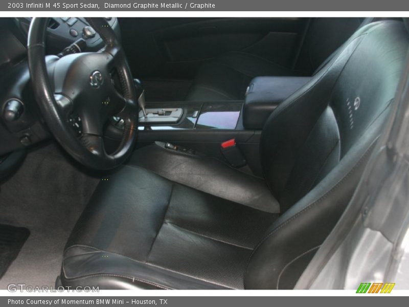 Diamond Graphite Metallic / Graphite 2003 Infiniti M 45 Sport Sedan