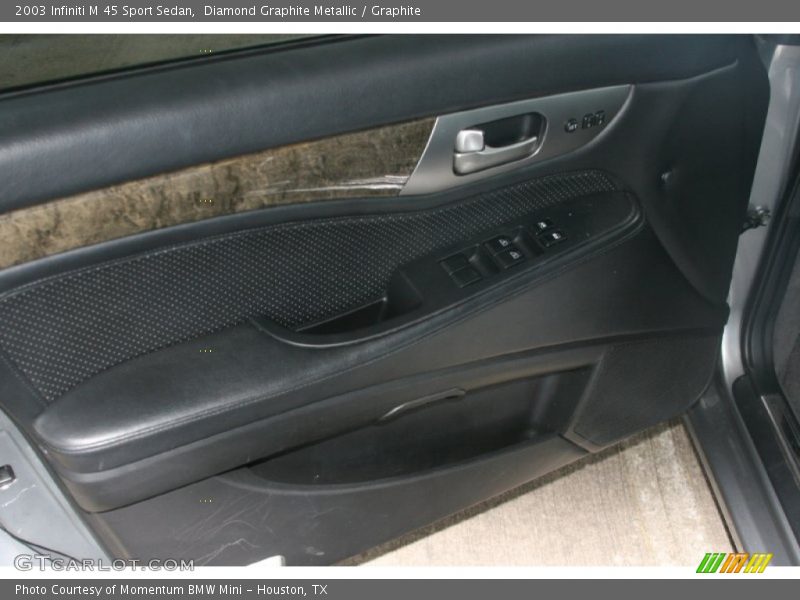 Diamond Graphite Metallic / Graphite 2003 Infiniti M 45 Sport Sedan