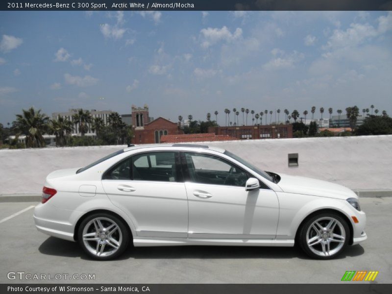 Arctic White / Almond/Mocha 2011 Mercedes-Benz C 300 Sport