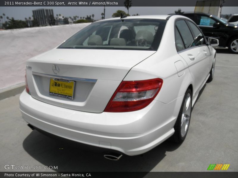 Arctic White / Almond/Mocha 2011 Mercedes-Benz C 300 Sport