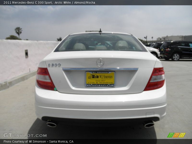 Arctic White / Almond/Mocha 2011 Mercedes-Benz C 300 Sport