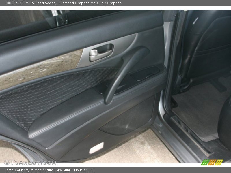 Diamond Graphite Metallic / Graphite 2003 Infiniti M 45 Sport Sedan