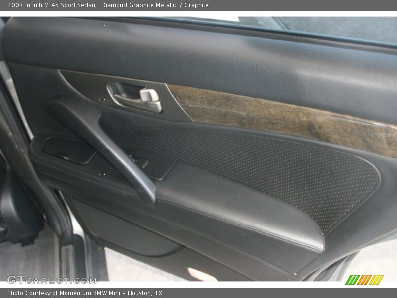 Diamond Graphite Metallic / Graphite 2003 Infiniti M 45 Sport Sedan