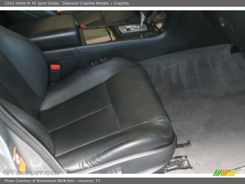 Diamond Graphite Metallic / Graphite 2003 Infiniti M 45 Sport Sedan