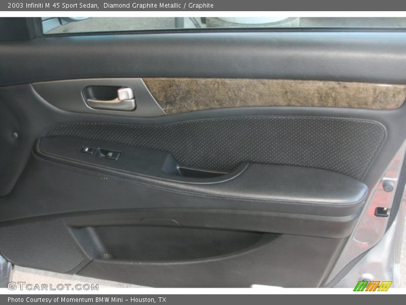 Diamond Graphite Metallic / Graphite 2003 Infiniti M 45 Sport Sedan