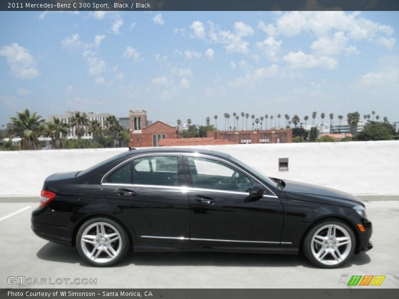 Black / Black 2011 Mercedes-Benz C 300 Sport