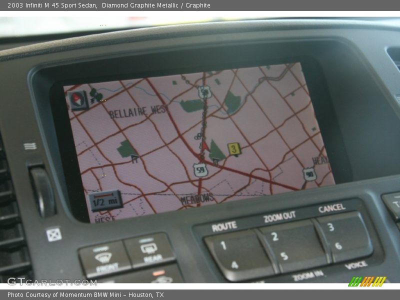 Diamond Graphite Metallic / Graphite 2003 Infiniti M 45 Sport Sedan