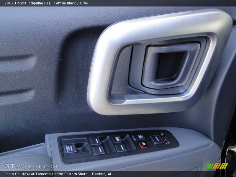 Formal Black / Gray 2007 Honda Ridgeline RTL