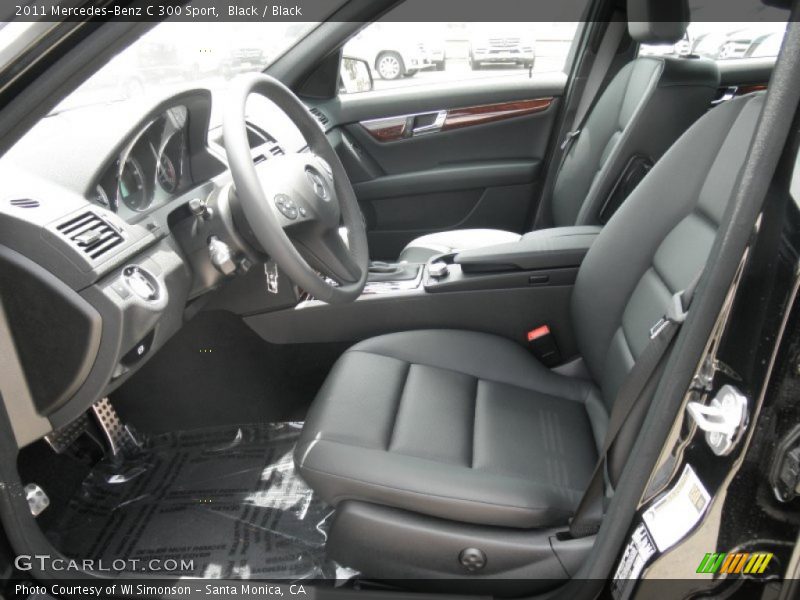 Black / Black 2011 Mercedes-Benz C 300 Sport