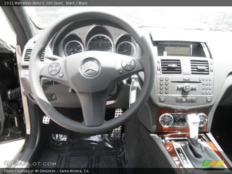 Black / Black 2011 Mercedes-Benz C 300 Sport