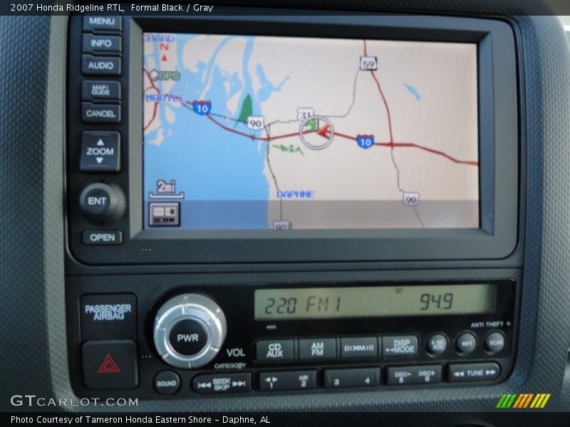 Formal Black / Gray 2007 Honda Ridgeline RTL