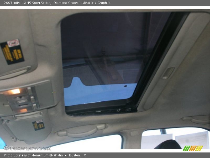 Diamond Graphite Metallic / Graphite 2003 Infiniti M 45 Sport Sedan