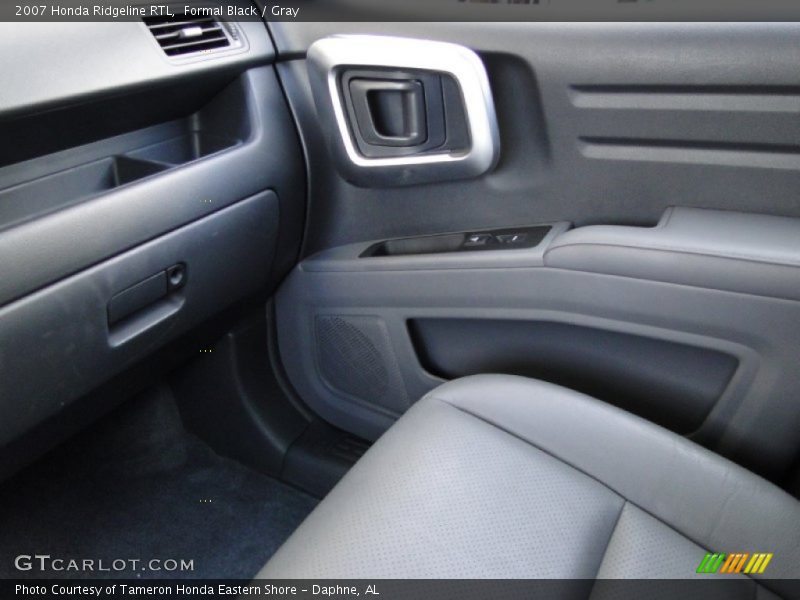 Formal Black / Gray 2007 Honda Ridgeline RTL