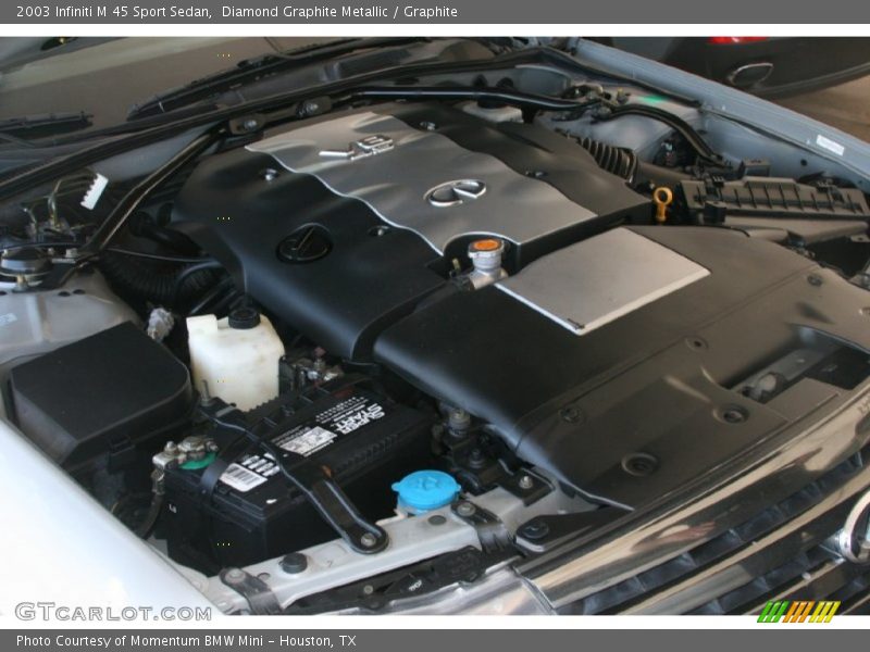 Diamond Graphite Metallic / Graphite 2003 Infiniti M 45 Sport Sedan