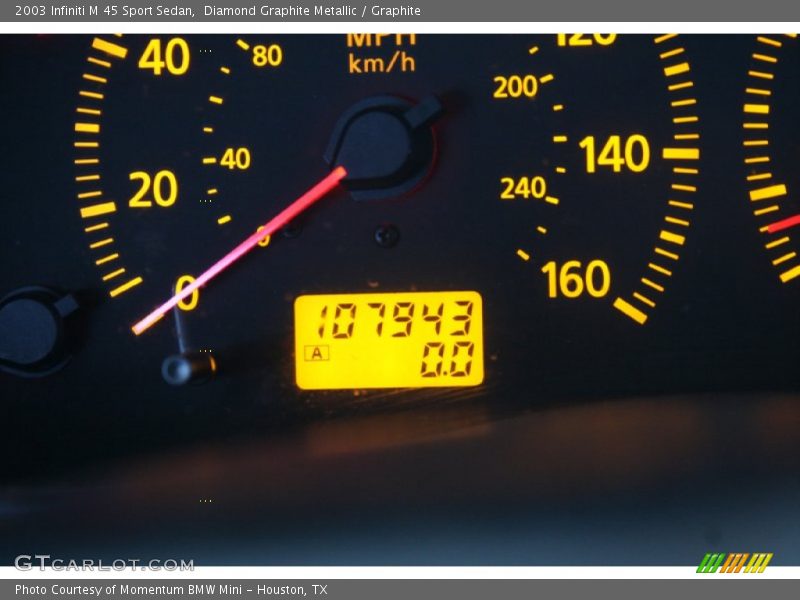 Diamond Graphite Metallic / Graphite 2003 Infiniti M 45 Sport Sedan