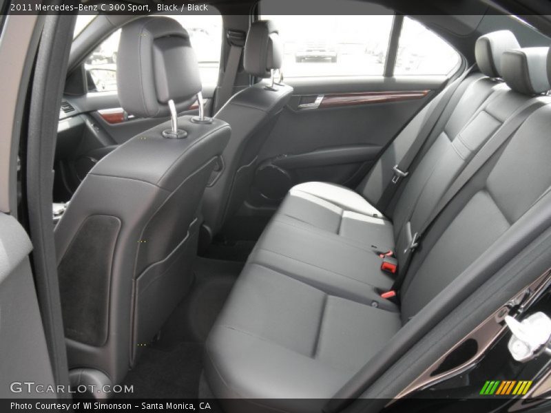 Black / Black 2011 Mercedes-Benz C 300 Sport