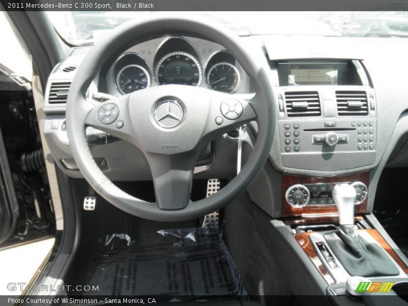 Black / Black 2011 Mercedes-Benz C 300 Sport