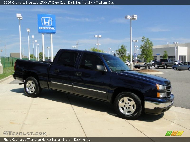 Dark Blue Metallic / Medium Gray 2006 Chevrolet Silverado 1500 LT Crew Cab
