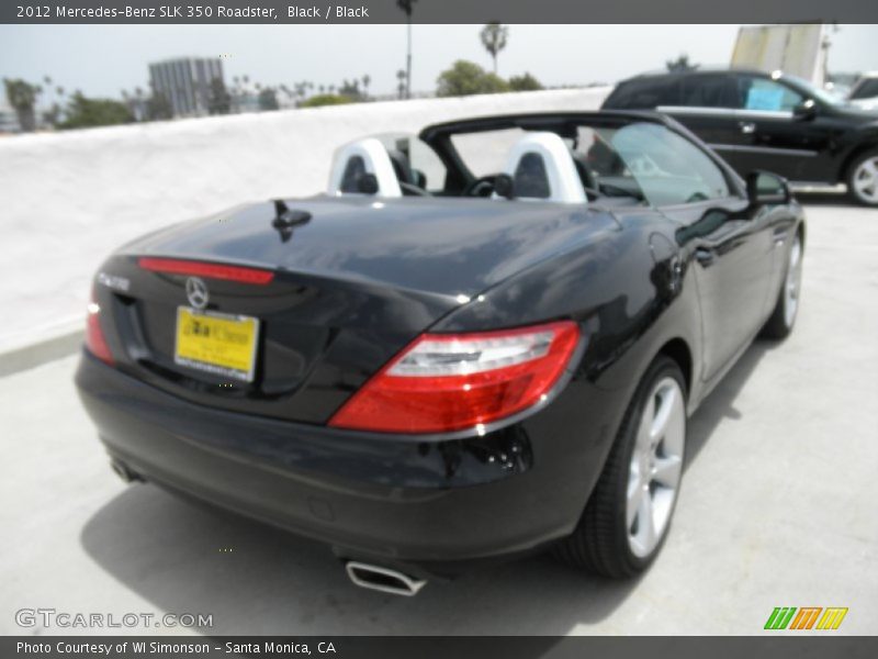 Black / Black 2012 Mercedes-Benz SLK 350 Roadster