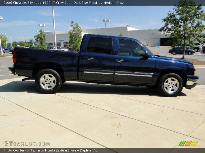Dark Blue Metallic / Medium Gray 2006 Chevrolet Silverado 1500 LT Crew Cab