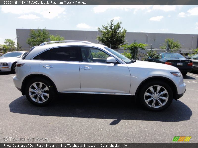 Liquid Platinum Metallic / Wheat 2006 Infiniti FX 45 AWD