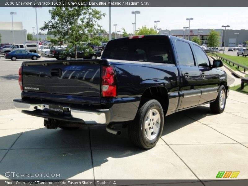 Dark Blue Metallic / Medium Gray 2006 Chevrolet Silverado 1500 LT Crew Cab