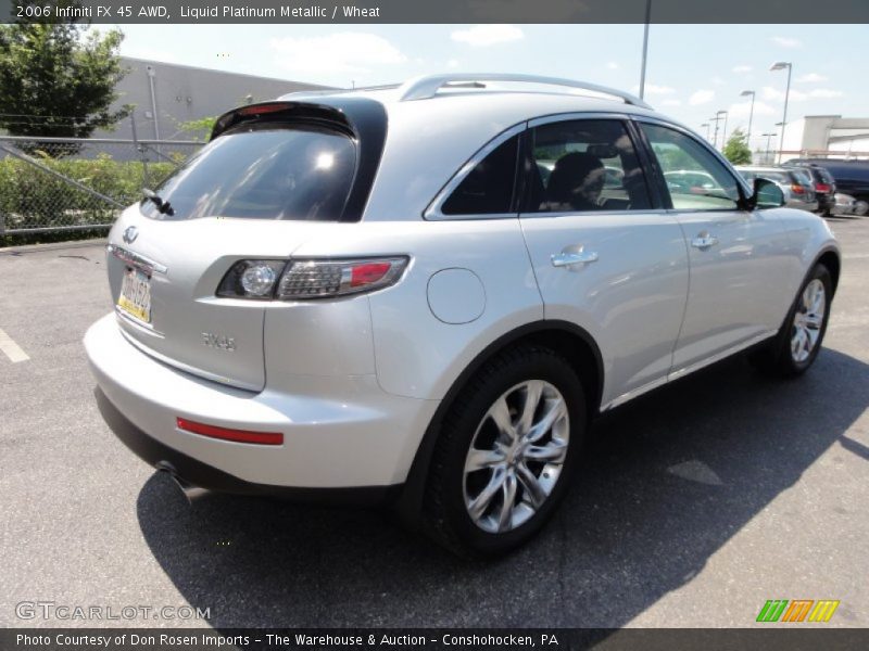 Liquid Platinum Metallic / Wheat 2006 Infiniti FX 45 AWD