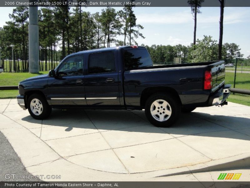 Dark Blue Metallic / Medium Gray 2006 Chevrolet Silverado 1500 LT Crew Cab