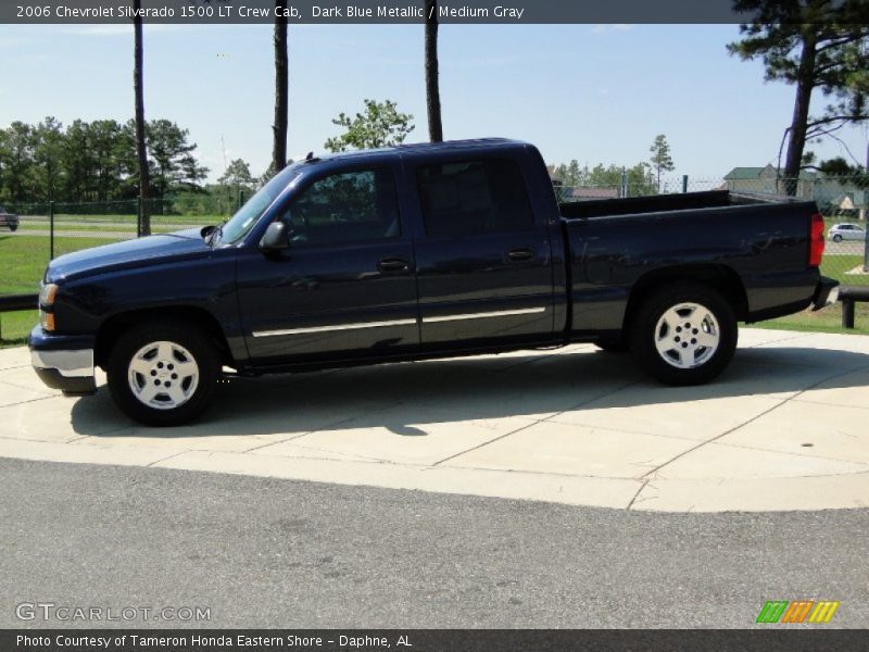 Dark Blue Metallic / Medium Gray 2006 Chevrolet Silverado 1500 LT Crew Cab