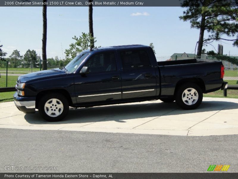 Dark Blue Metallic / Medium Gray 2006 Chevrolet Silverado 1500 LT Crew Cab