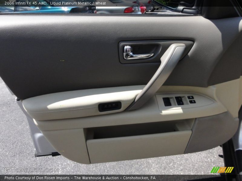 Liquid Platinum Metallic / Wheat 2006 Infiniti FX 45 AWD