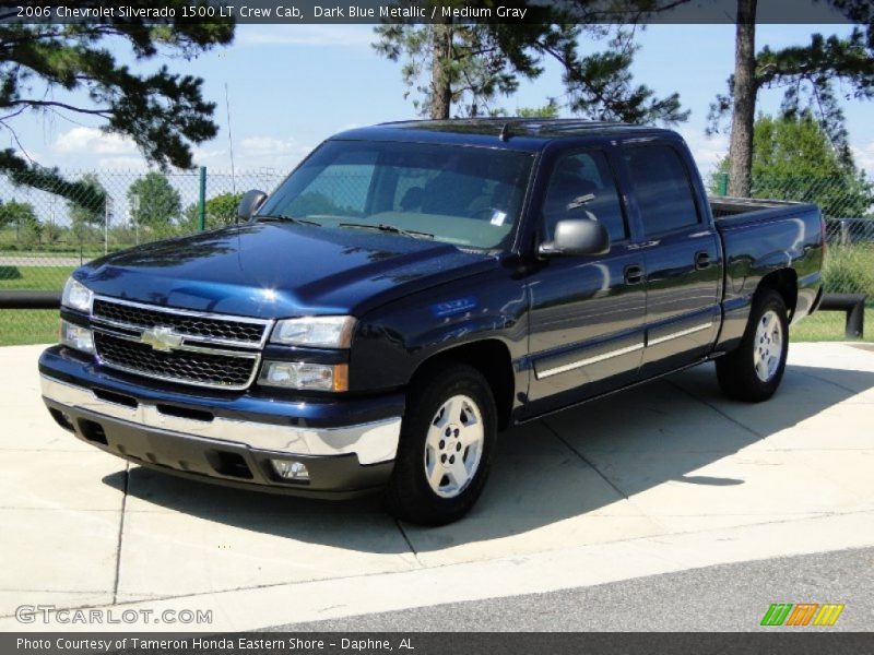 Dark Blue Metallic / Medium Gray 2006 Chevrolet Silverado 1500 LT Crew Cab