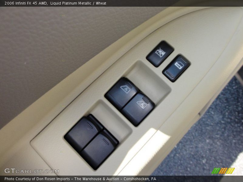 Liquid Platinum Metallic / Wheat 2006 Infiniti FX 45 AWD