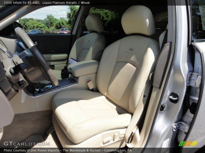 Liquid Platinum Metallic / Wheat 2006 Infiniti FX 45 AWD