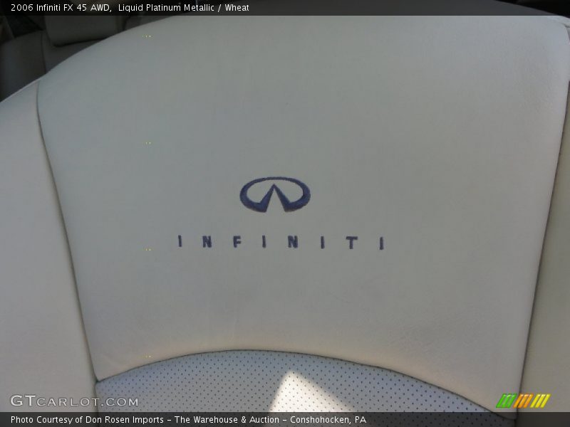 Liquid Platinum Metallic / Wheat 2006 Infiniti FX 45 AWD