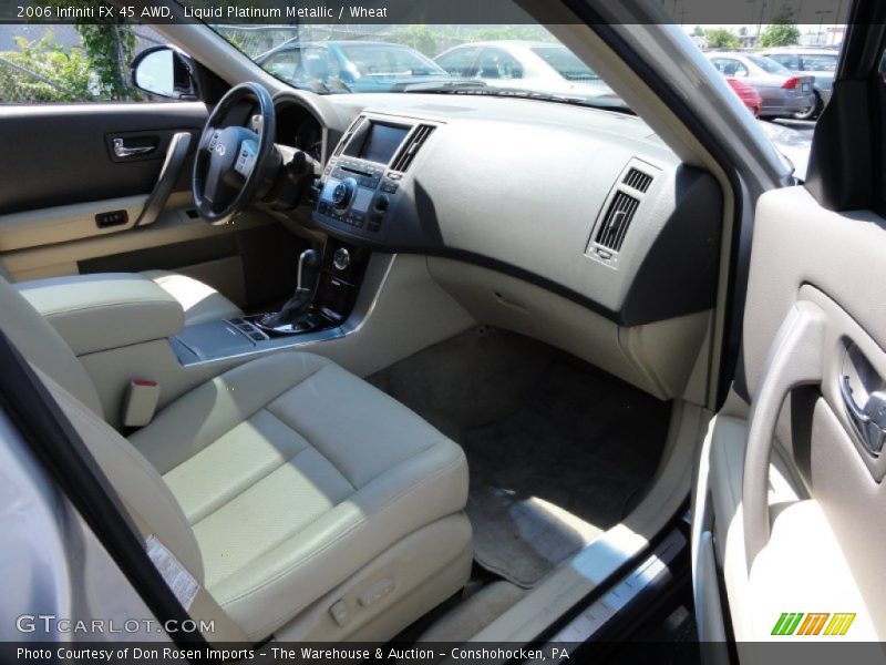 Liquid Platinum Metallic / Wheat 2006 Infiniti FX 45 AWD