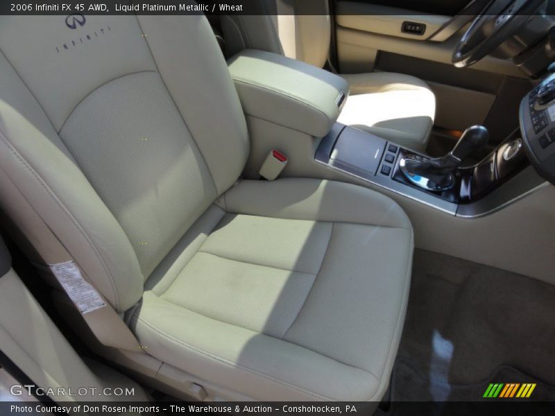 Liquid Platinum Metallic / Wheat 2006 Infiniti FX 45 AWD