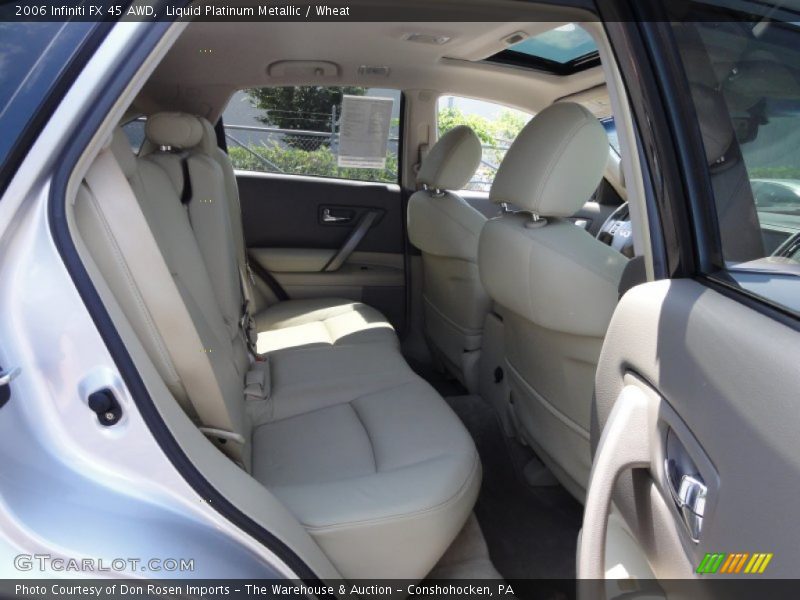 Liquid Platinum Metallic / Wheat 2006 Infiniti FX 45 AWD