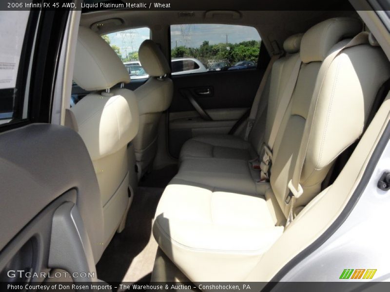 Liquid Platinum Metallic / Wheat 2006 Infiniti FX 45 AWD