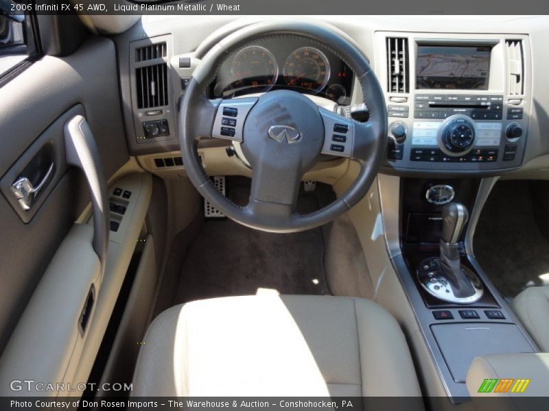 Liquid Platinum Metallic / Wheat 2006 Infiniti FX 45 AWD