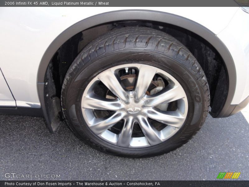 Liquid Platinum Metallic / Wheat 2006 Infiniti FX 45 AWD