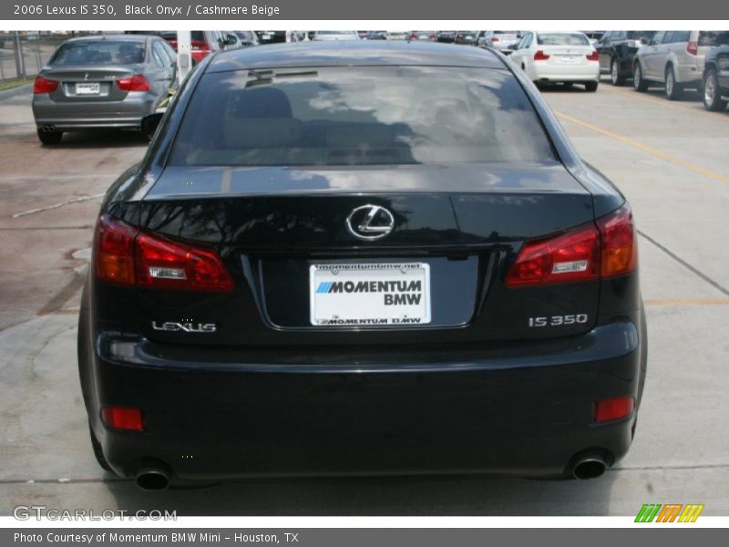 Black Onyx / Cashmere Beige 2006 Lexus IS 350