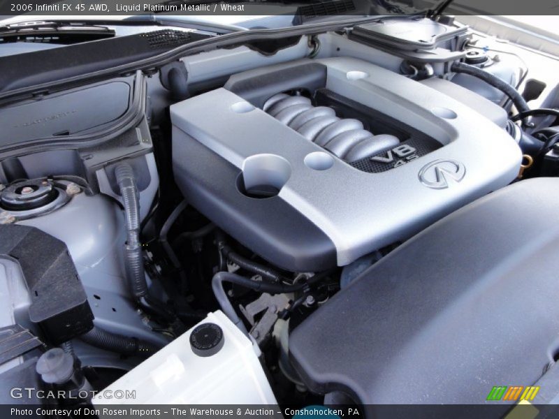 Liquid Platinum Metallic / Wheat 2006 Infiniti FX 45 AWD