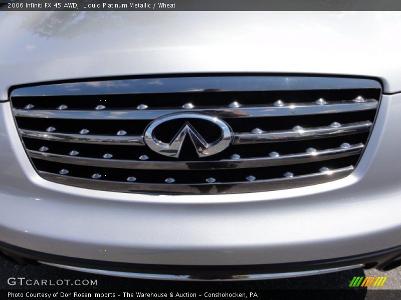 Liquid Platinum Metallic / Wheat 2006 Infiniti FX 45 AWD