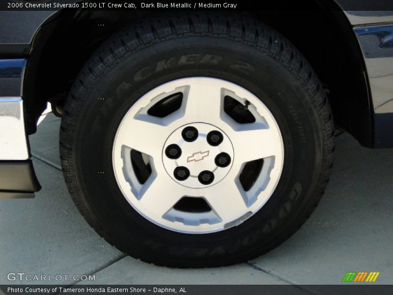 Dark Blue Metallic / Medium Gray 2006 Chevrolet Silverado 1500 LT Crew Cab