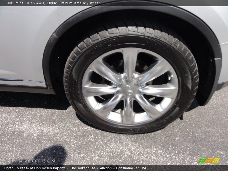 Liquid Platinum Metallic / Wheat 2006 Infiniti FX 45 AWD