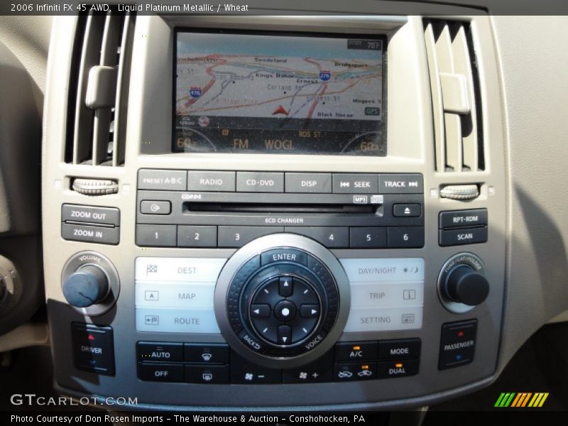 Liquid Platinum Metallic / Wheat 2006 Infiniti FX 45 AWD