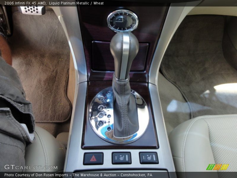 Liquid Platinum Metallic / Wheat 2006 Infiniti FX 45 AWD